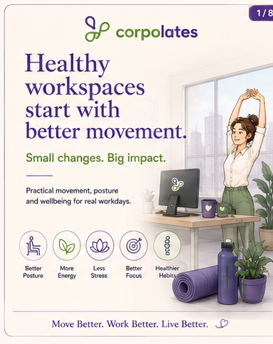 Corpolates introduction: Healthy workspaces start with better movement.