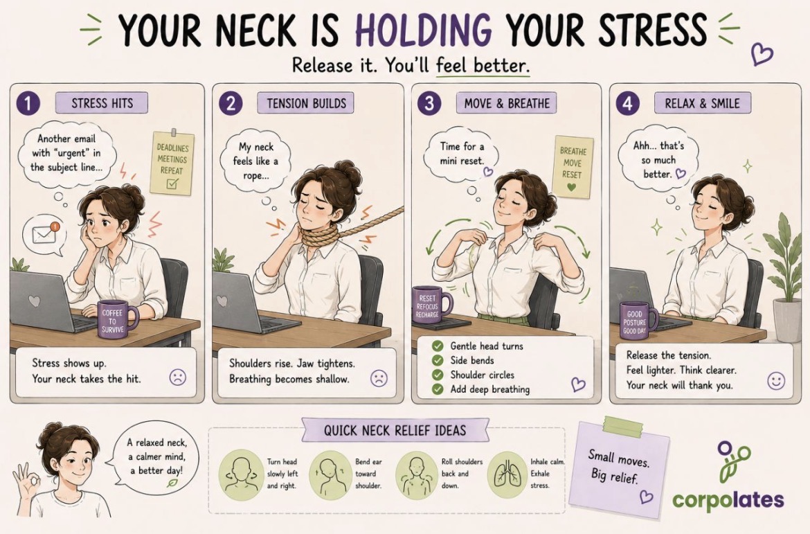 Your Neck Is Holding Your Stress